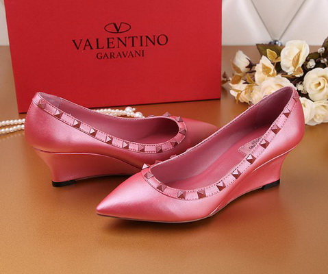 Valentino Shallow mouth wedge Shoes Women--003